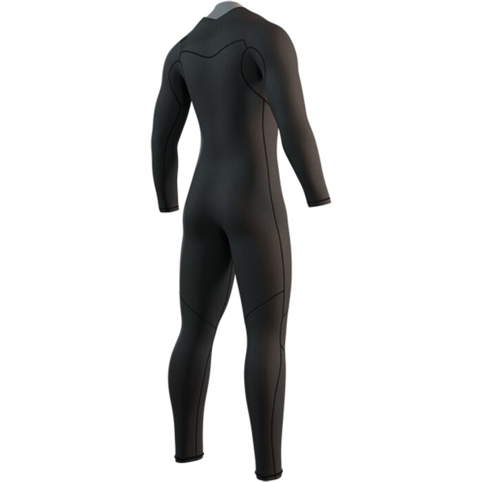 2025 Mystic Hombres Brand 3/2mm Chest Zip Neopreno 35000.250030 - Black